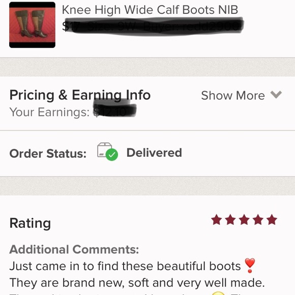 Knee High Wide Calf Boots NIB - Picture 5 of 5